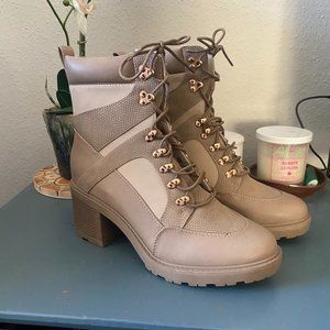 Heeled Combat Booties
